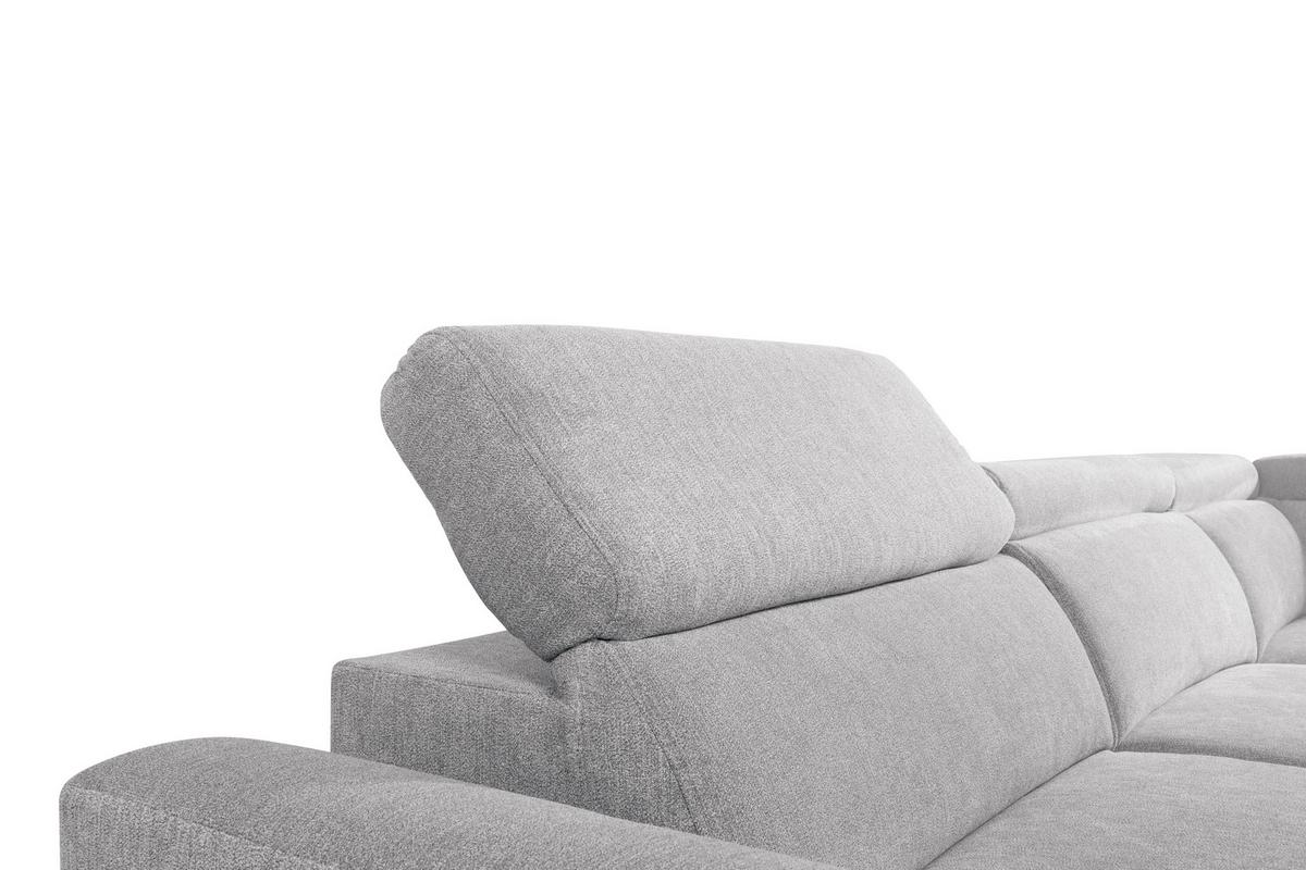 COLțAR LAPIS - gri deschis, Konventionell, textil (255/217cm) - Modern Living