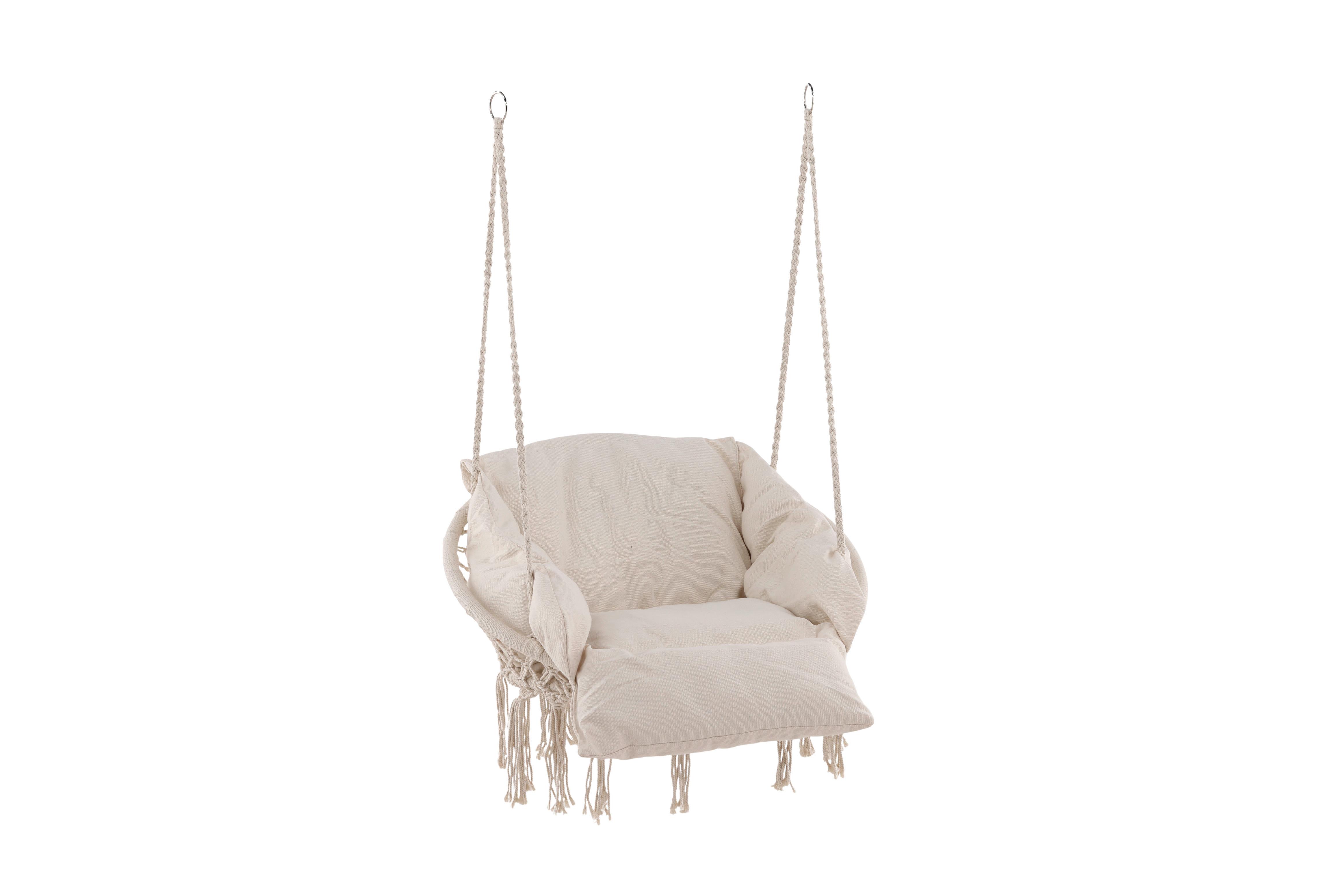 HÄNGESESSEL HAMTIC - Weiß, KONVENTIONELL (80/90/60cm) - Gardenson