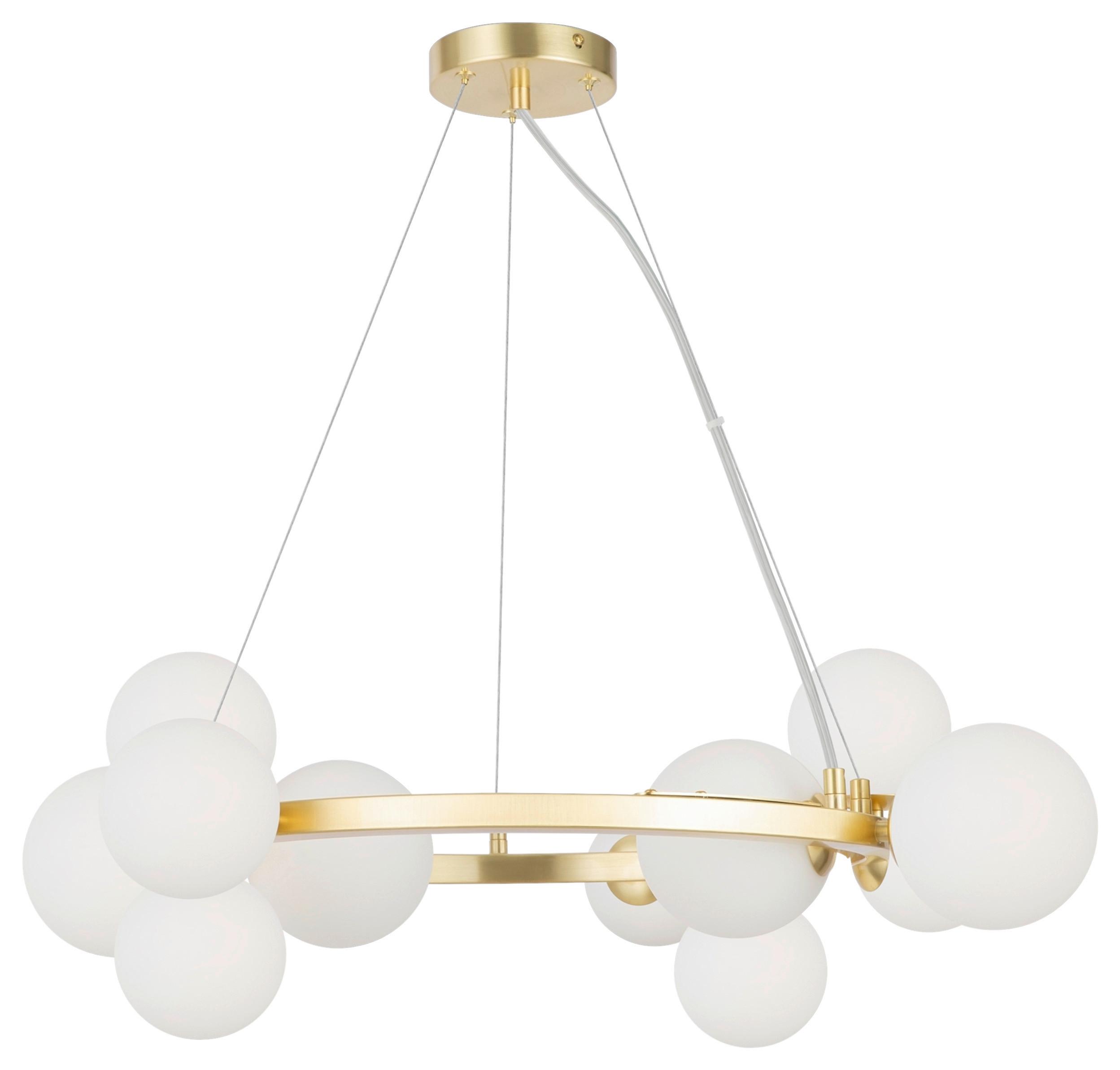 Pendelleuchte Dallas Goldfarben max. 28 Watt - Goldfarben, Basics, Glas (25/137cm) - MAYTONI
