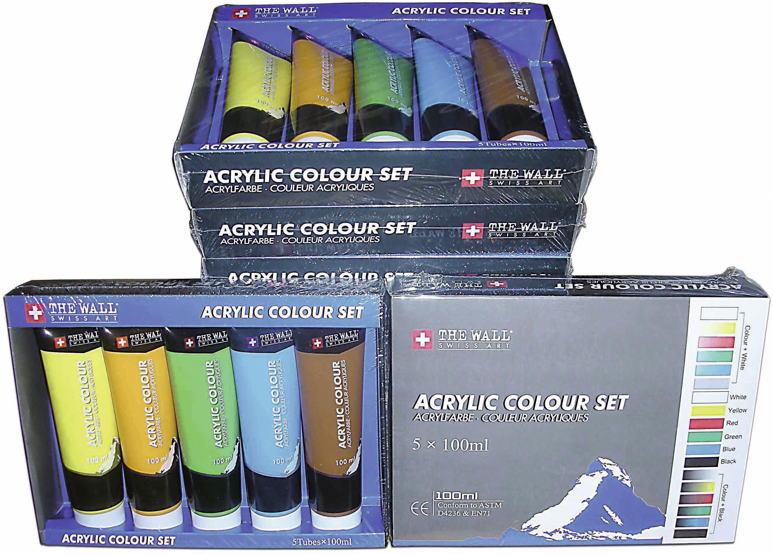 Akrilfesték 5x100ml Paint - sárga/barna - Modern Living