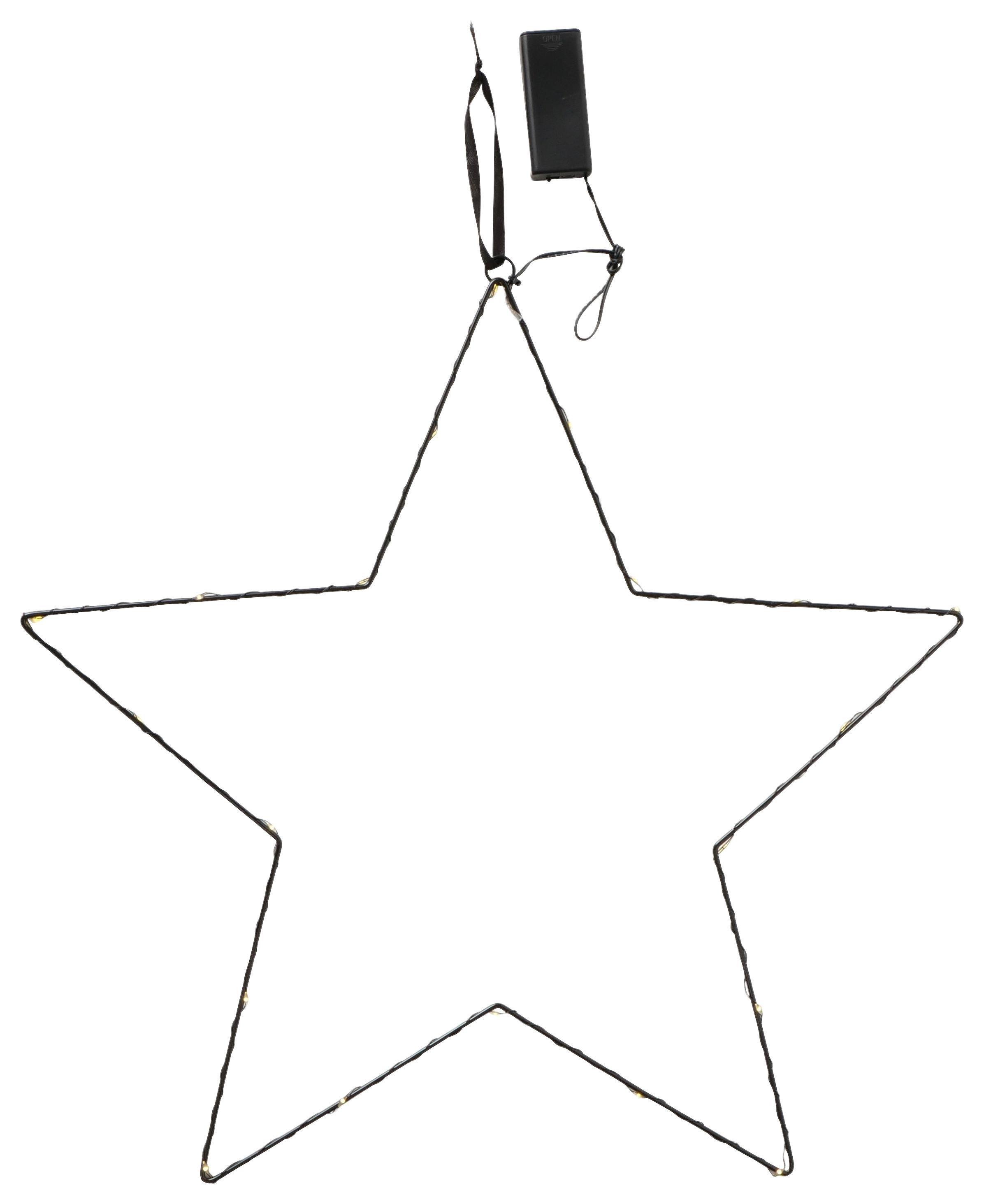 Dekohänger Elvira I Schwarz - Schwarz, KONVENTIONELL, Metall (49,5/1,8/48cm) - Mömax