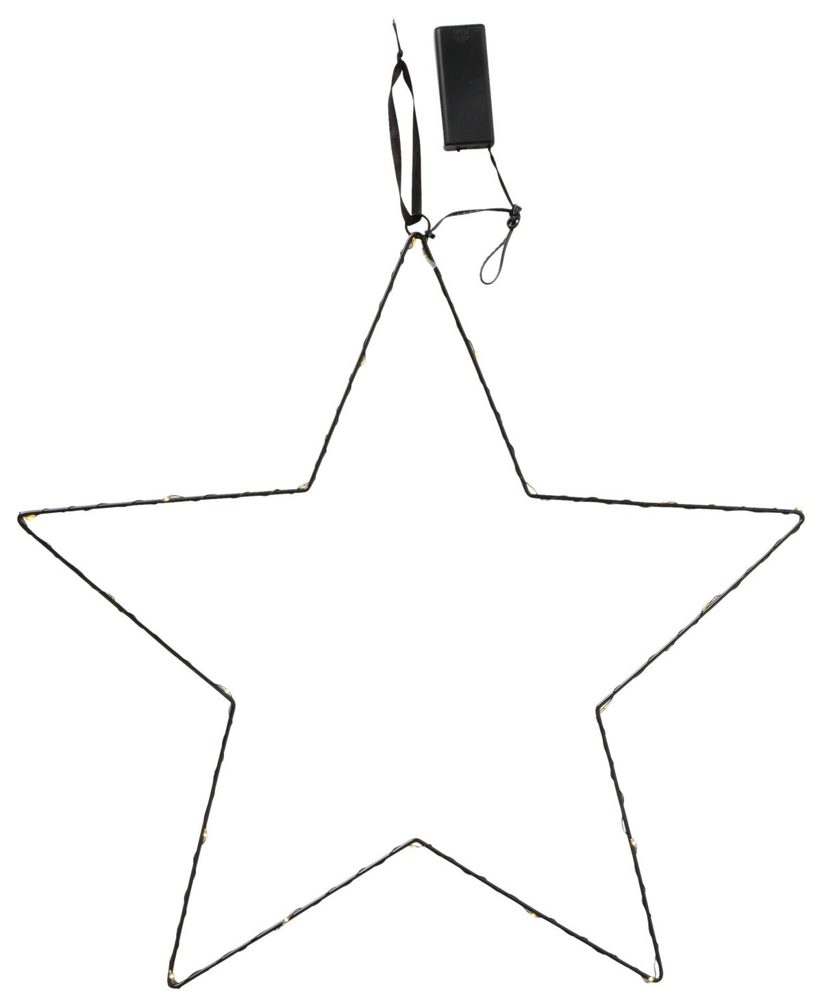 Dekohänger Elvira I Schwarz - Schwarz, KONVENTIONELL, Metall (49,5/1,8/48cm) - Mömax