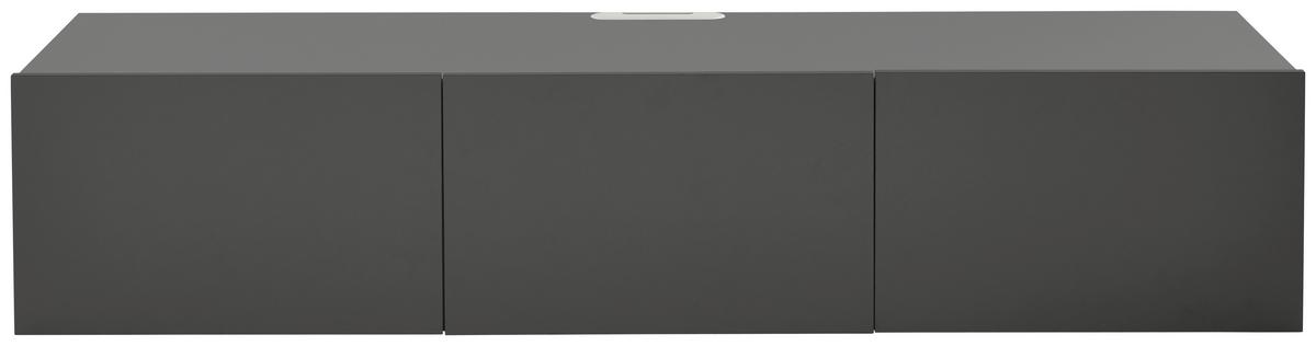 KOMODA NISKA NEWNIQ - antracytowy, Design, materiał drewnopochodny (180/36,7/42cm) - Hom`in