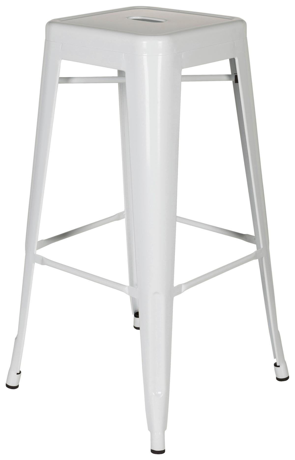 Barski Stol Vantaggio High, Rdeča - bela, Basics, kovina (44/77/44cm) - MID.YOU