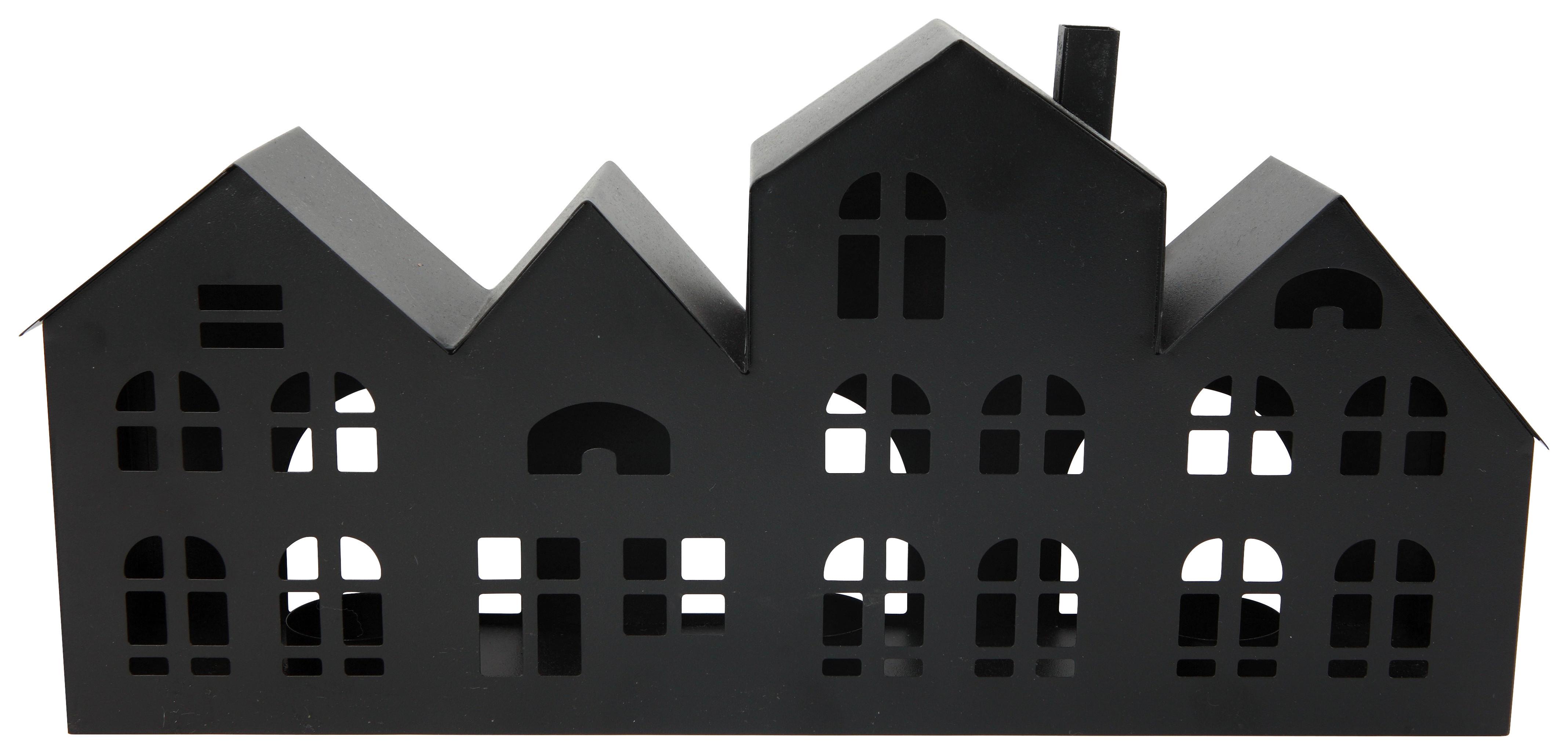 Felinar Johanna - PAZ- - negru, metal (40/19/8,5cm) - Modern Living