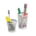 Stiftehalter Mesh Silber - Silberfarben, Metall (7cm) - Mömax modern living Stiftehalter Mesh Silber - Silberfarben, Metall (7cm) - Mömax modern living
