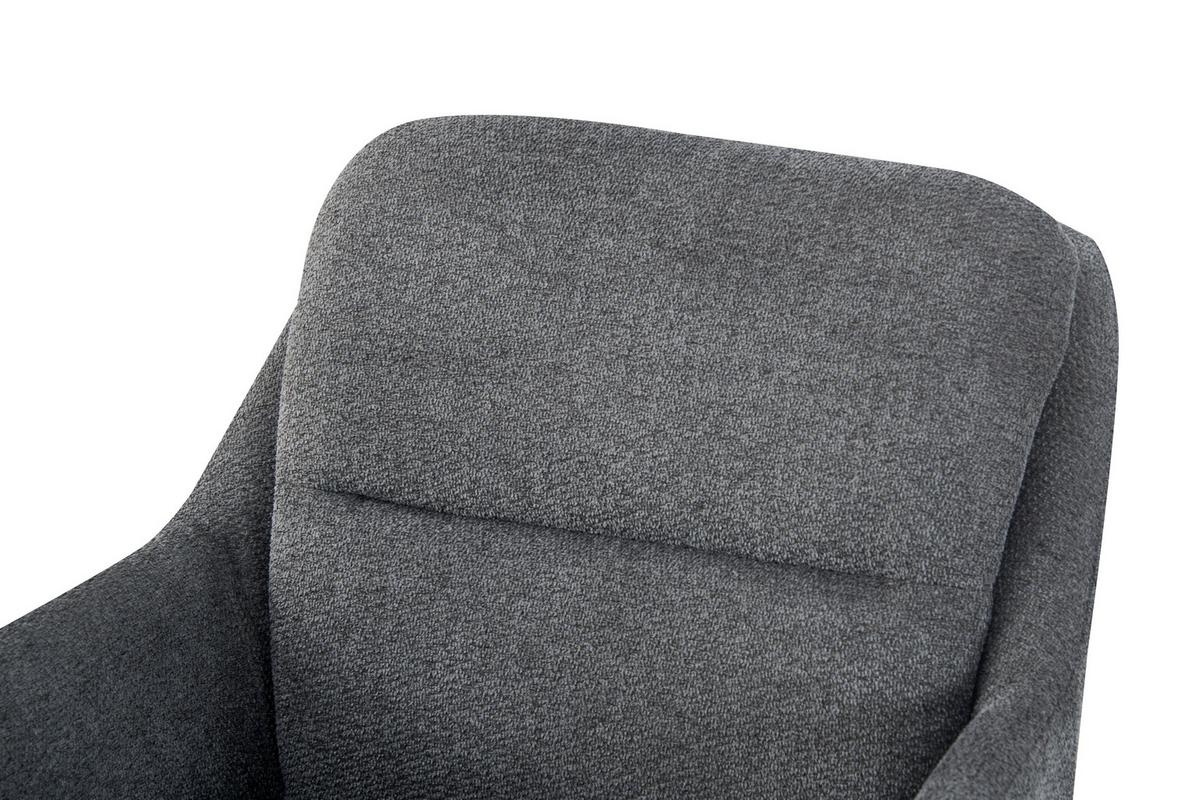 Set Stolov Sophie, Antracit, 2 Kos - črna/antracit, Moderno, kovina/tekstil (53/87/62cm) - MID.YOU