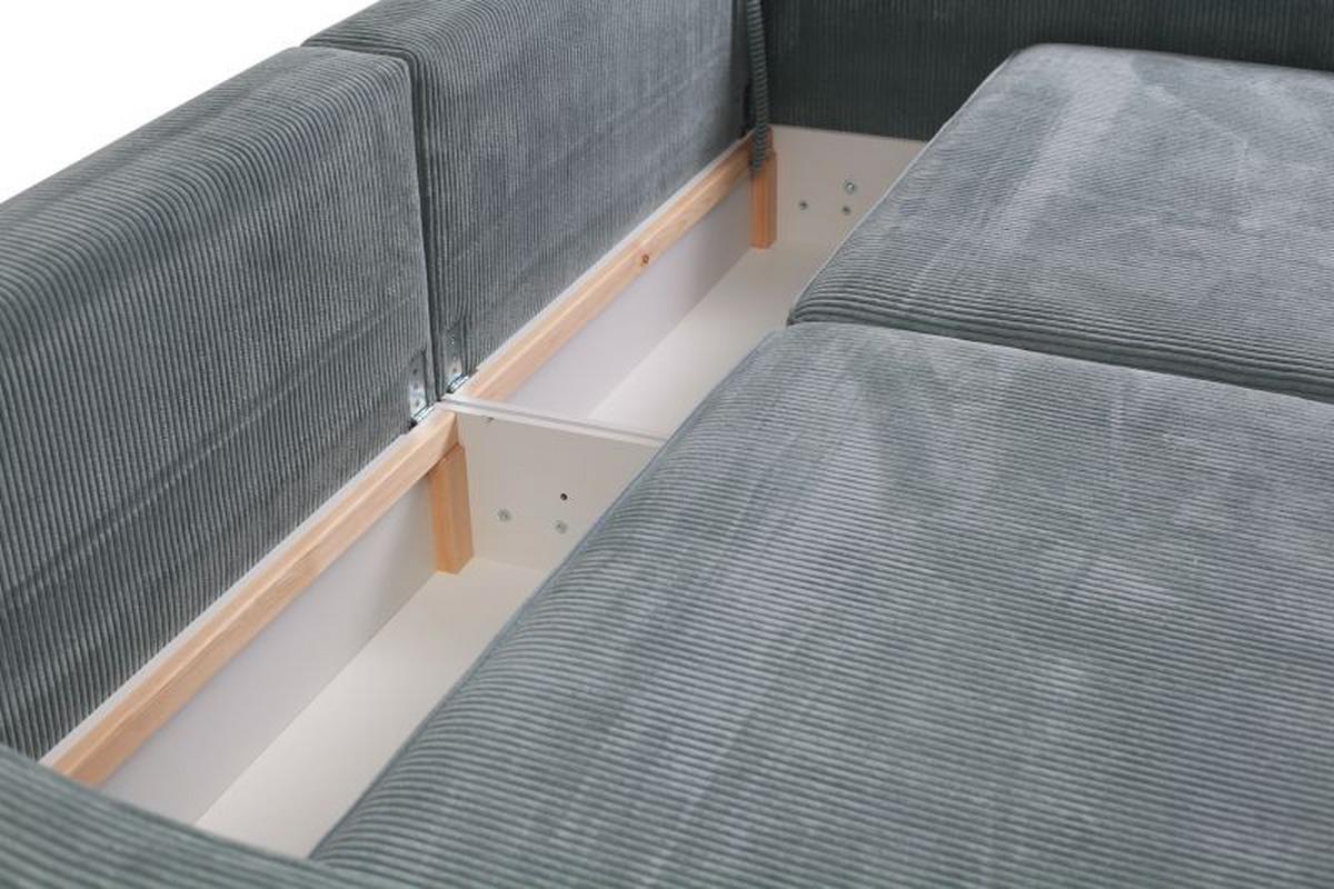 Canapea Bigsofa EVORA - verde, Modern, textil (276/71-92/137cm) - Modern Living
