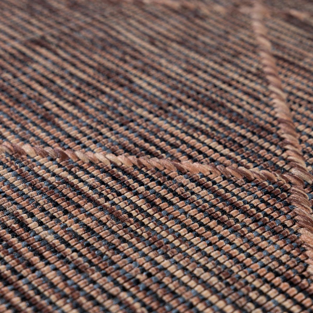 Outdoorteppich Zagora Braun/Schwarz ca. 120x170cm - Schwarz/Braun, Basics, Textil (120/170cm) - Novel