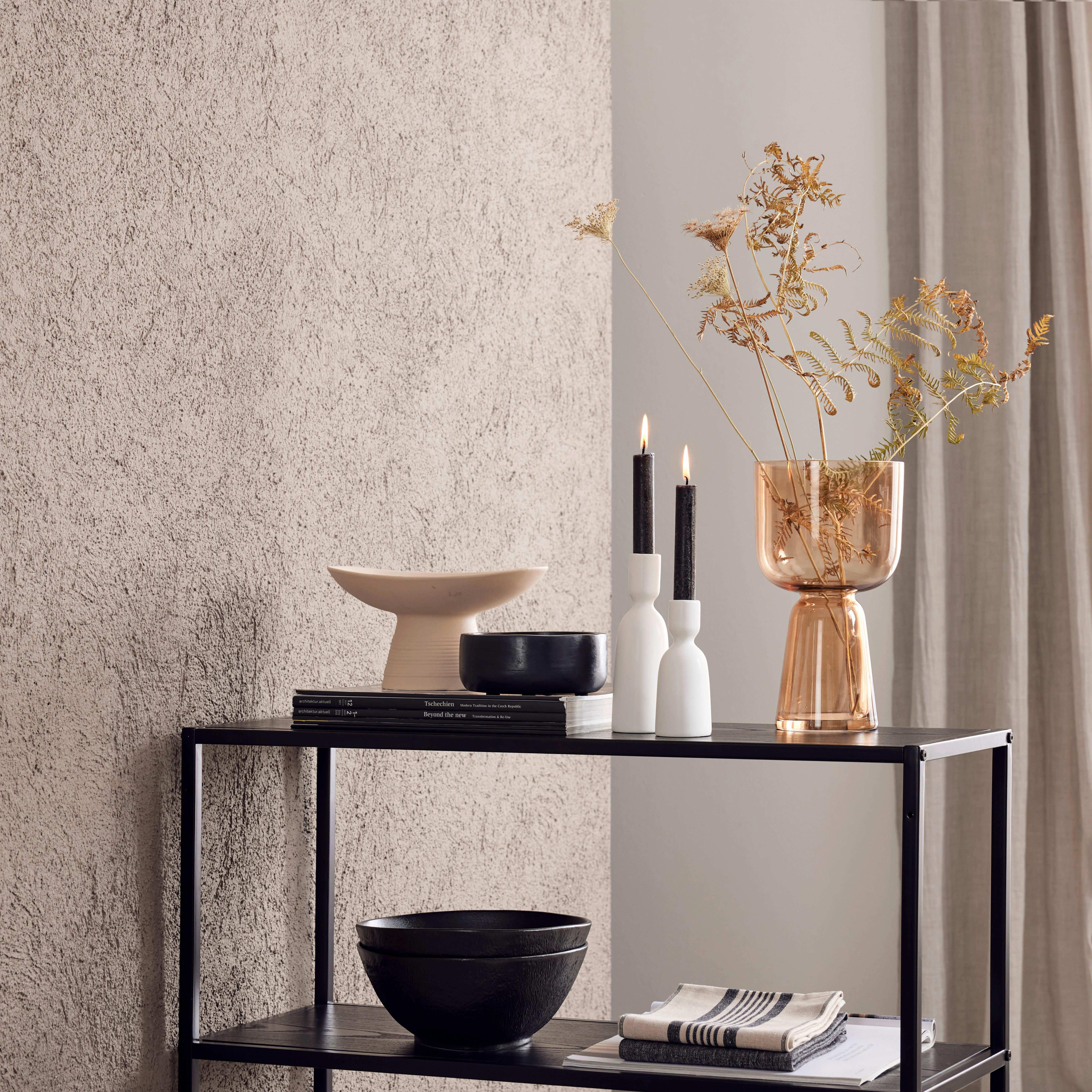 Dísztál Marco - fekete, Modern, fa (15/6cm) - Modern Living