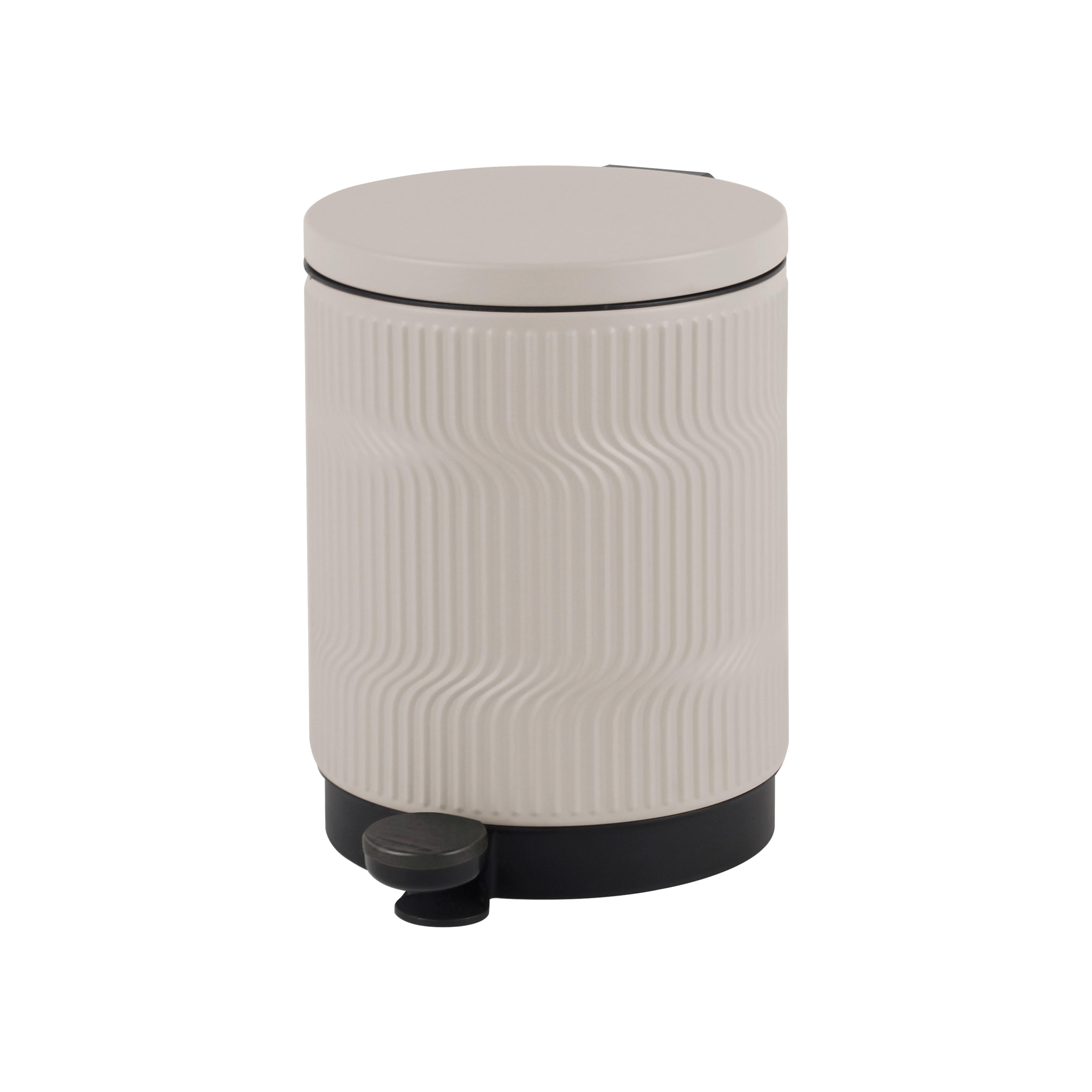 Kozmetička Kanta 5l Betty - svetlosiva/crna, Moderno, metal/plastika (20.6cm) - Mömax