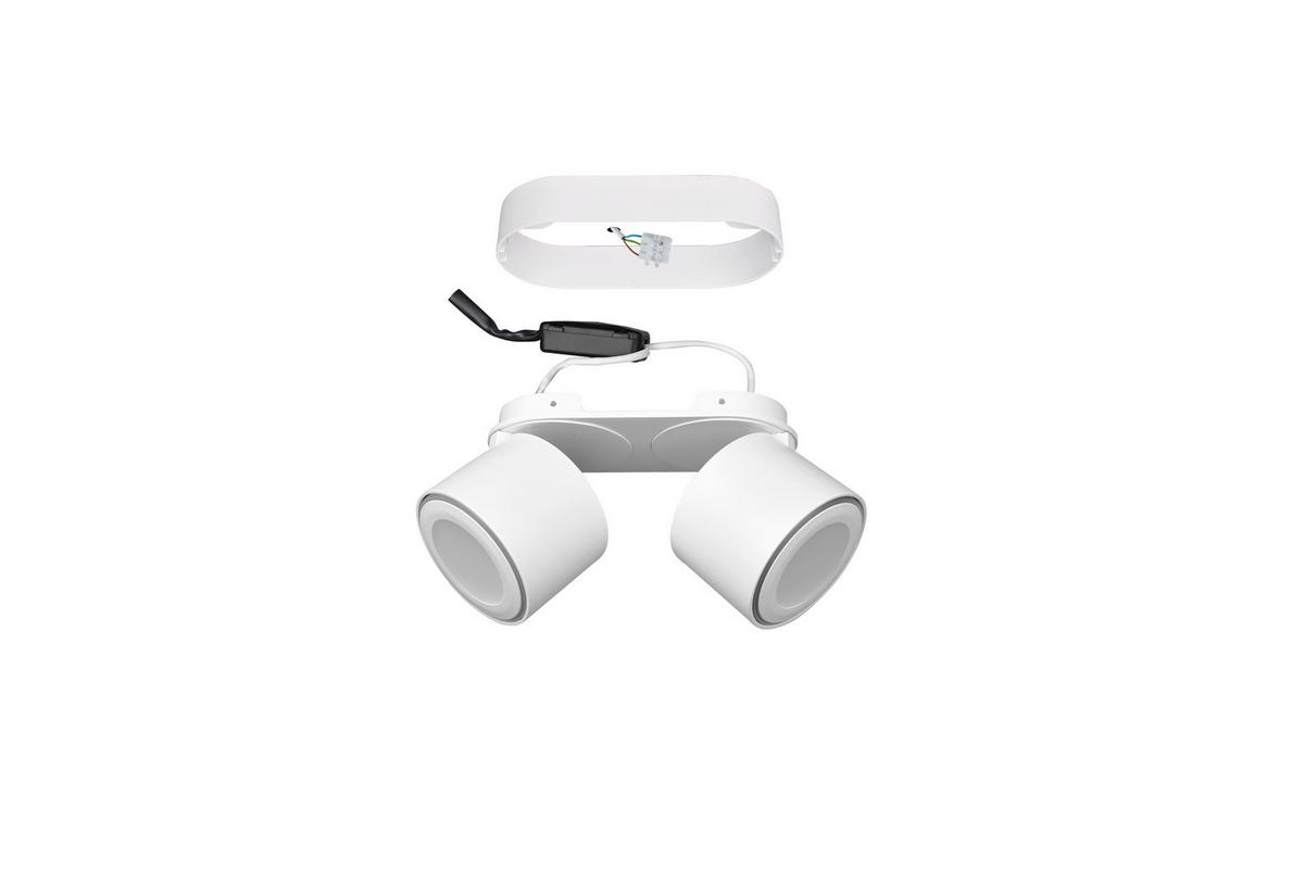 LED-Strahler Taurus Weiß max. 5 Watt - Weiß, Basics, Metall (18/10,6/8,7cm) - Trio Leuchten