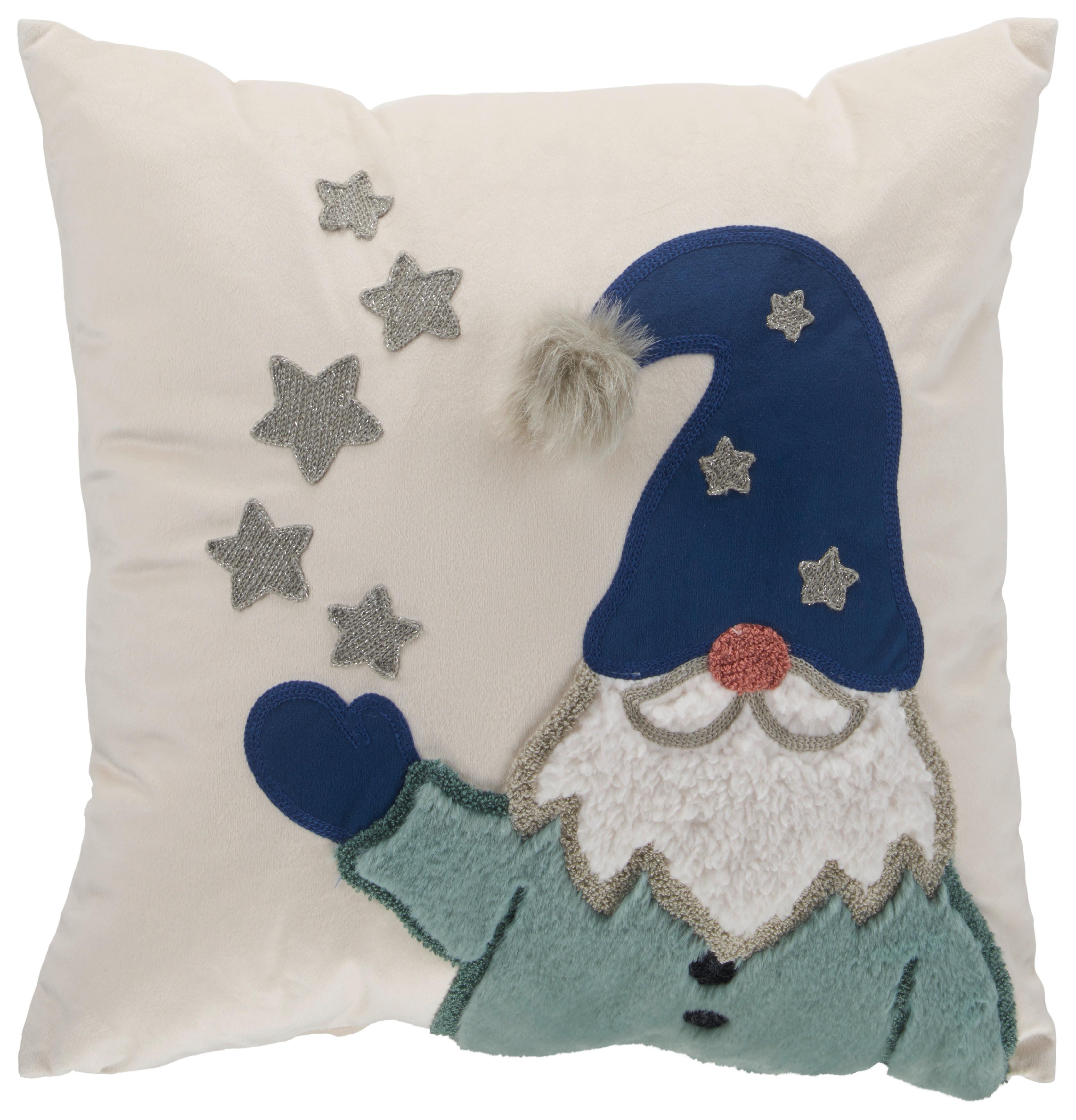 POSZEWKA NA PODUSZKĘ BLUE WINTER WORLD - różnokolorowy, Konventionell, tkanina (45/45cm) - X-Mas