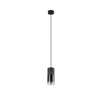 Hängeleuchte Robin in Schwarz max. 28 Watt - Schwarz, Design, Glas/Metall (10/10/23-150cm) - Trio Leuchten