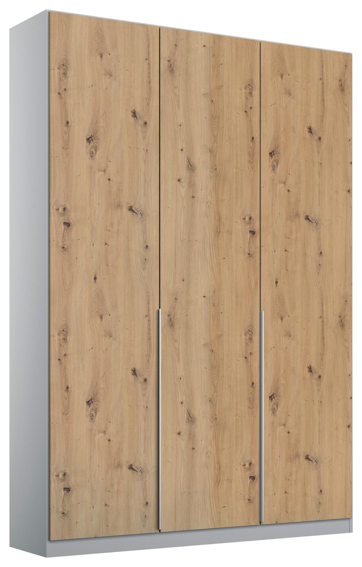 Ormar S Klasičnim Vratima Alabama - hrast Artisan/svijetlo siva, Moderno, drvni materijal (136/229/54cm) - Modern Living