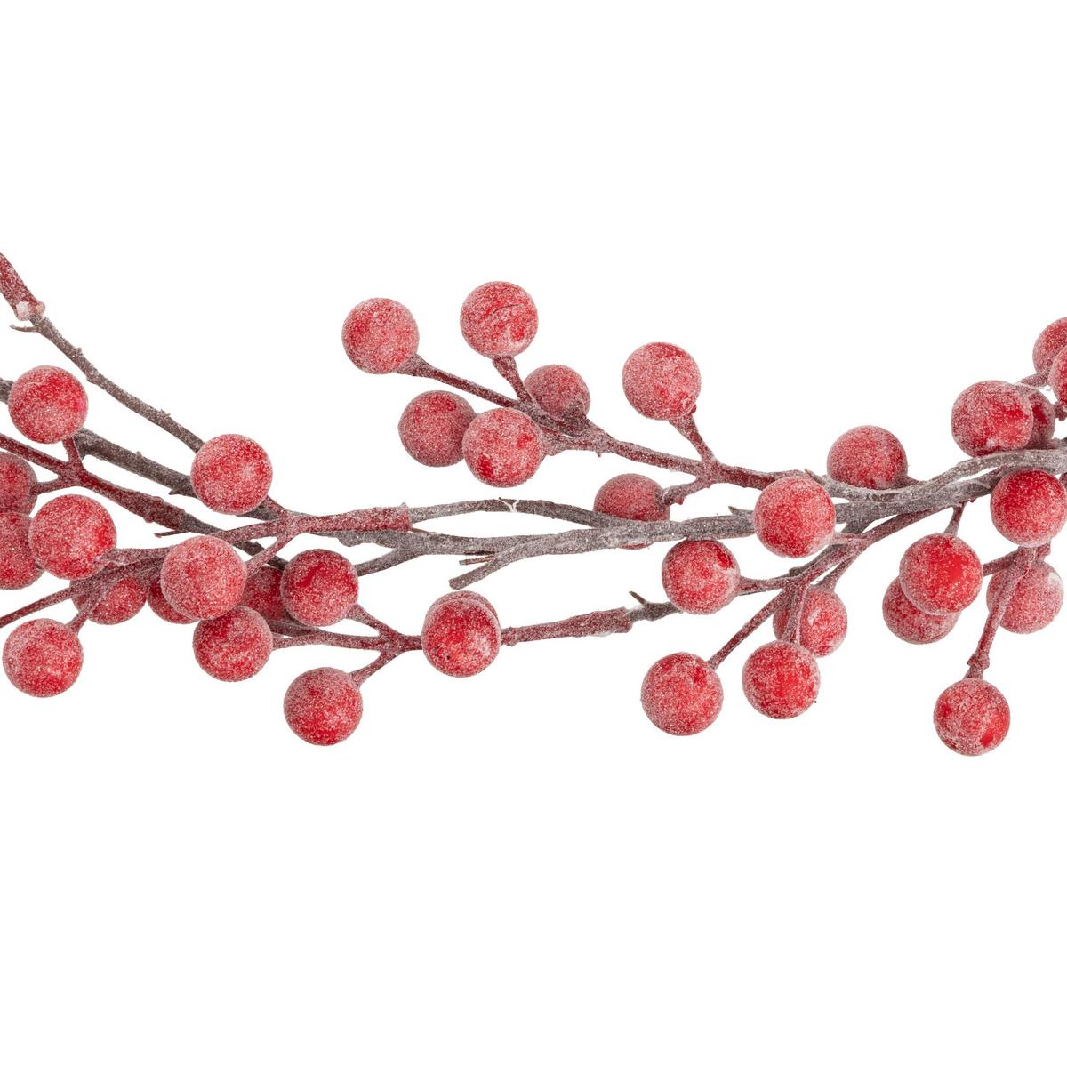 Ukras Za Bor Red Berry - crvena, Basics, plastika (8/3,5/190cm)