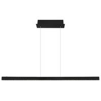 LED-Hängeleuchte Dentsy Schwarz max. 43 Watt - Schwarz, KONVENTIONELL, Metall (120/9/120cm) - Globo