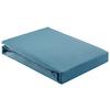 Spannleintuch Basic in Blau ca. 180x200cm - Blau, Textil (180/200cm) - Modern Living