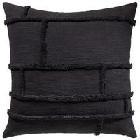 Zierkissen Brigg in Schwarz ca. 45x45cm - Schwarz, MODERN, Textil (45/45cm) - Premium Living