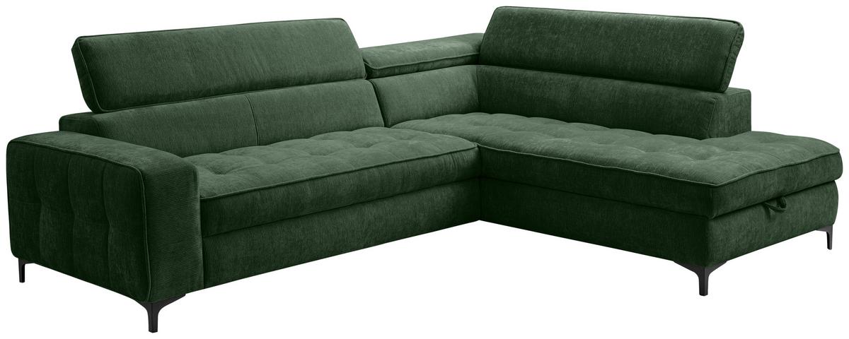 COLțAR TALIA - verde închis, Basics, textil (251/70-90/203cm) - Modern Living