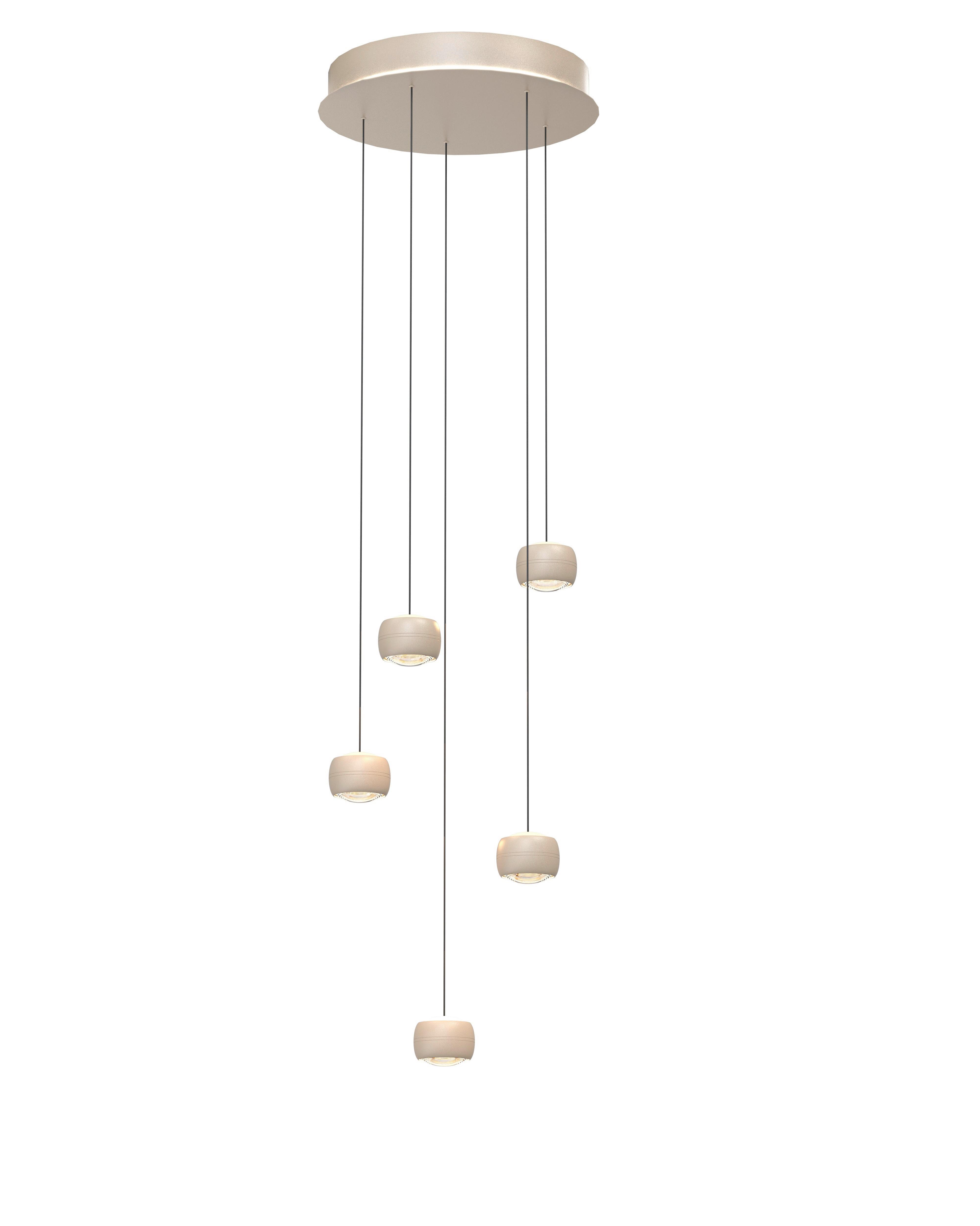LAMPA WISZĄCA LED 5039-513 QUIBERON - kolor piaskowy, Basics, metal (42/180/42cm)