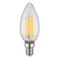 Led-sijalka 10577k, E14, 6 W - prozorno, kovina/steklo (3,5/9,8cm)