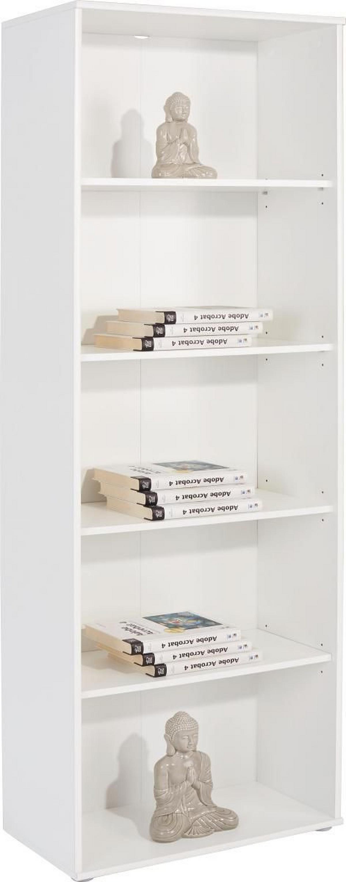 Etajeră Josef 6 - alb, Modern, material pe bază de lemn (60/185,6/30cm) - Modern Living