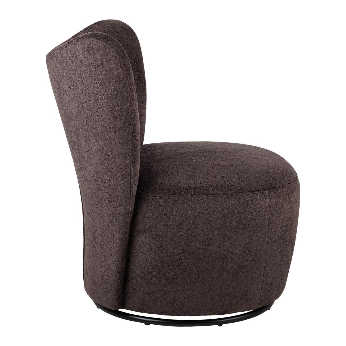 FOTOLIU ELENA -TREND- - maro închis, Modern, lemn/metal (77/82/76cm) - Mömax
