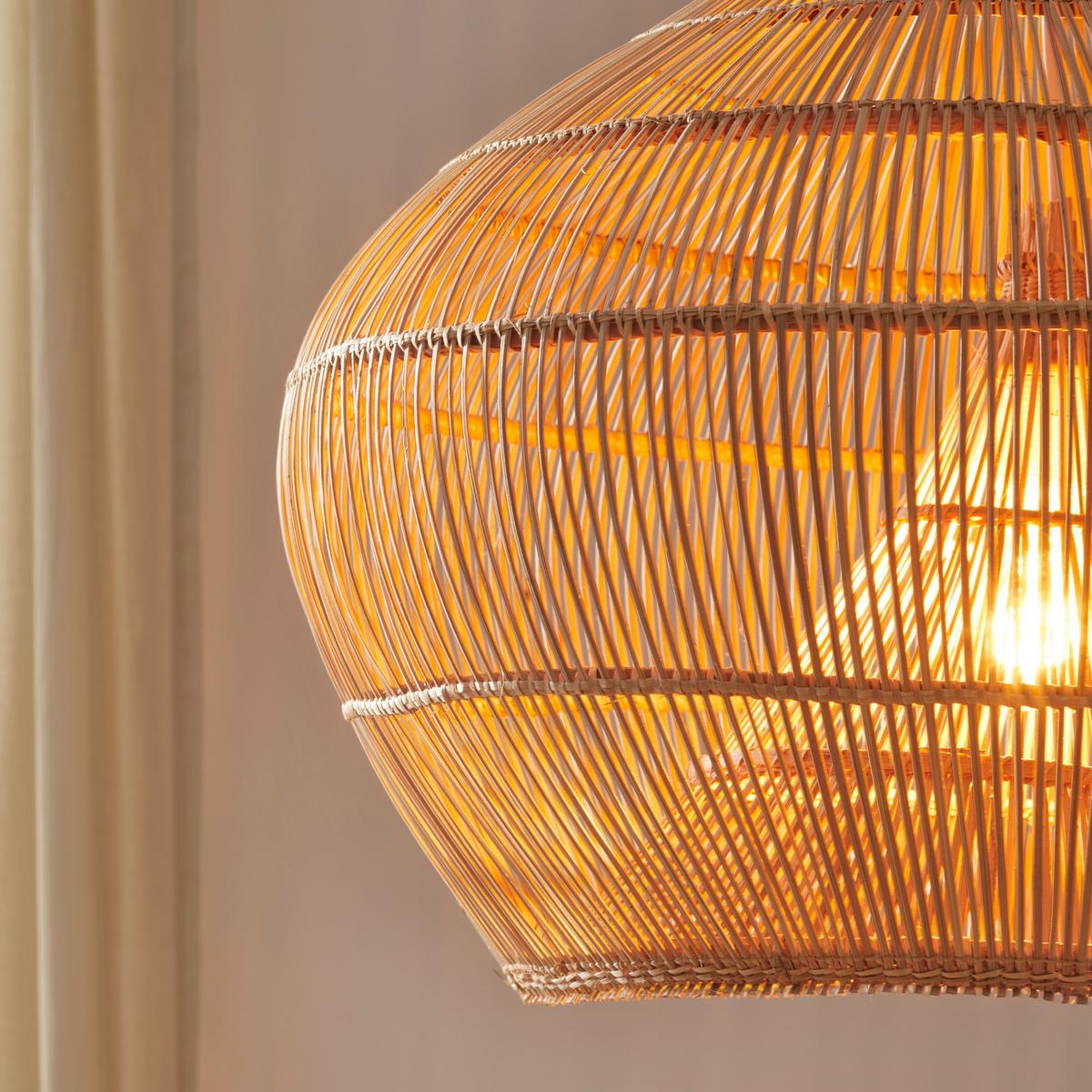 Leuchtenschirm Havanna Naturfarben - Naturfarben, LIFESTYLE, Holz (50/50cm) - Zandiara
