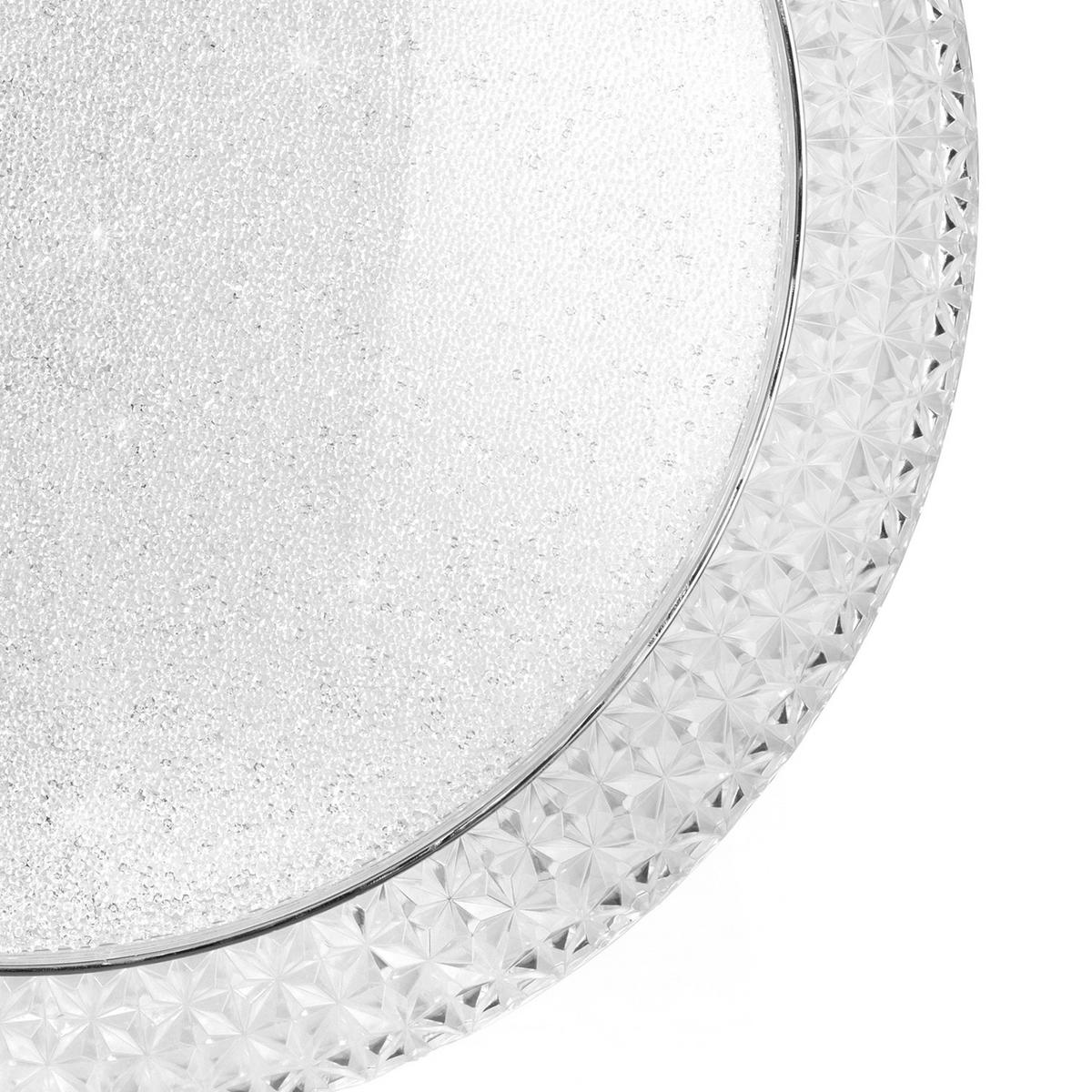 Led Mennyezeti Lámpa 1018/plg Giulia - krómszínű/átlátszó, Basics, műanyag/fém (50/50/13cm)