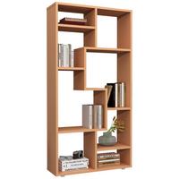 Regal Lanisa Buchefarben - Buchefarben/Grau, MODERN, Holzwerkstoff/Kunststoff (58/116/20cm) - MID.YOU