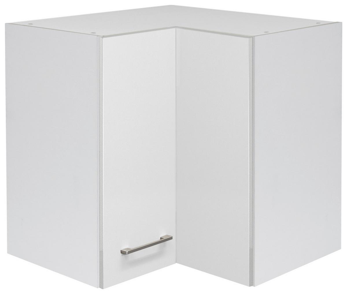 Corp superior pe colt NEO - alb, Modern, material pe bază de lemn (60/54/60cm) - FlexWell