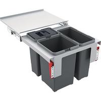 Einbauabfallsammler 11040 ca. 32l - Grau, Kunststoff (46,2/36/39,9cm) - Franke