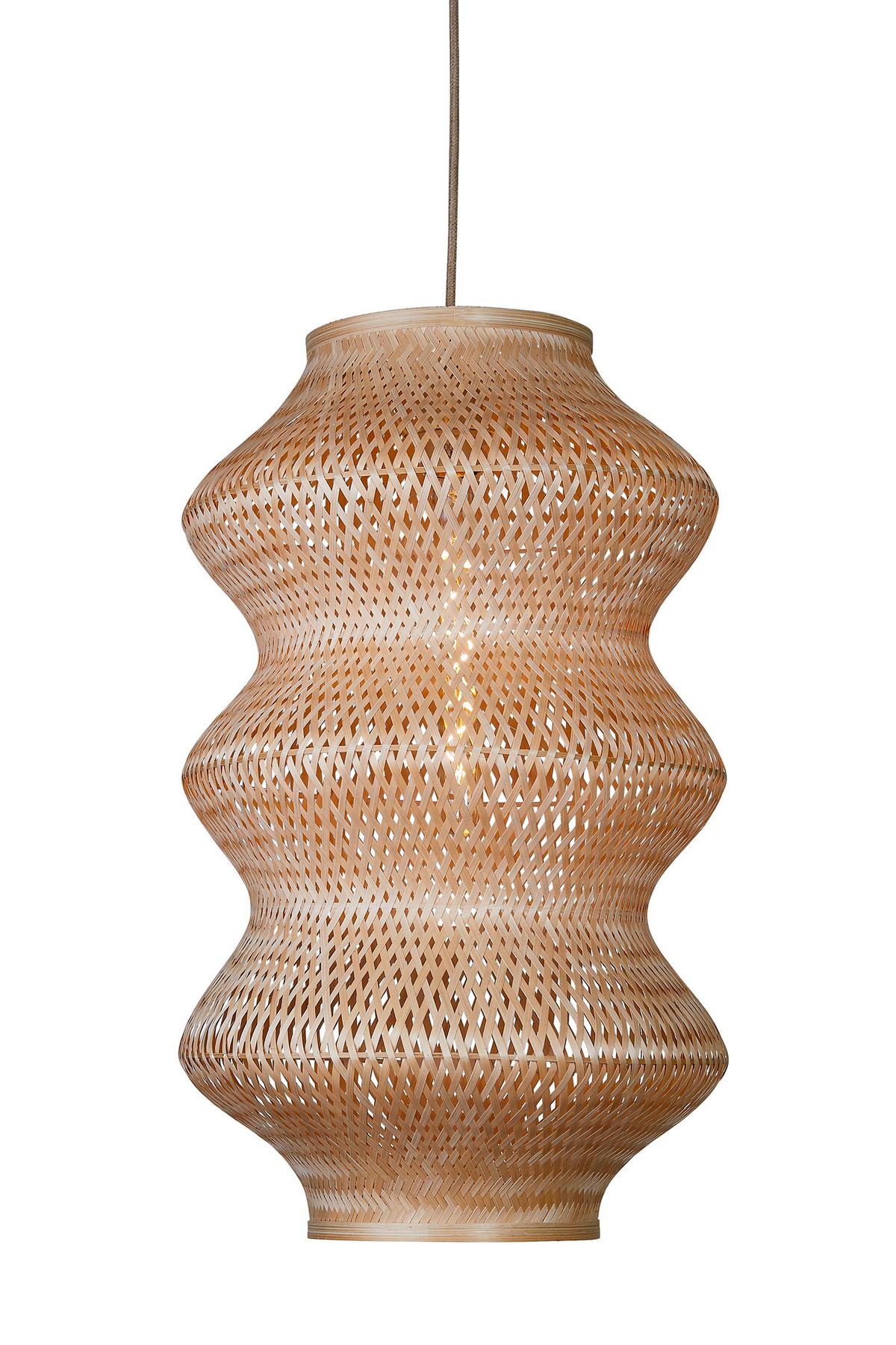 Viseča Svetilka Barbados, Bambus - naravne barve, Basics, naravni materiali (40/67cm) - Good & Mojo