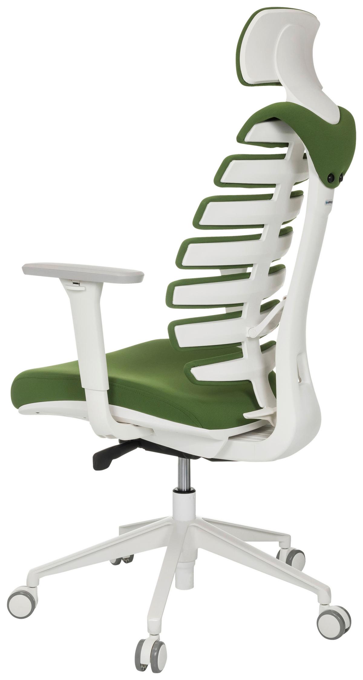 Pisarniški Stol Ergo Line W, Zelena - zelena/bela, Moderno, umetna masa/tekstil (67/116 - 133/65cm) - MID.YOU