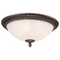 DECKENLEUCHTE PASCAL - Weiss/Bronzefarben, Basics, Glas/Metall (37/19/37cm) - MAYTONI