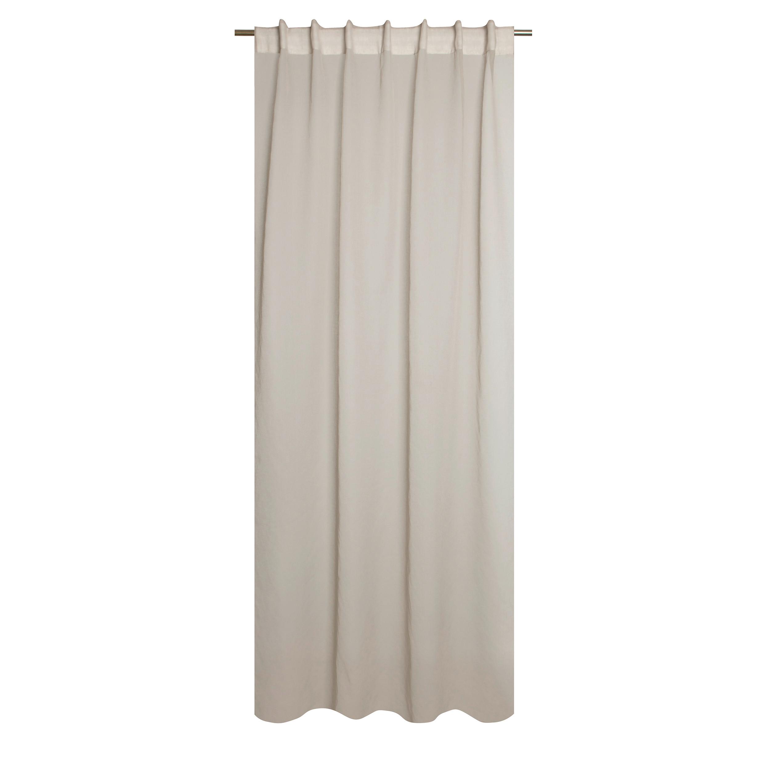 ZASŁONA GOTOWA 0160808 3 IN 1 LIM-HOME BEIGE - beżowy, Basics, tkanina (140/240cm)