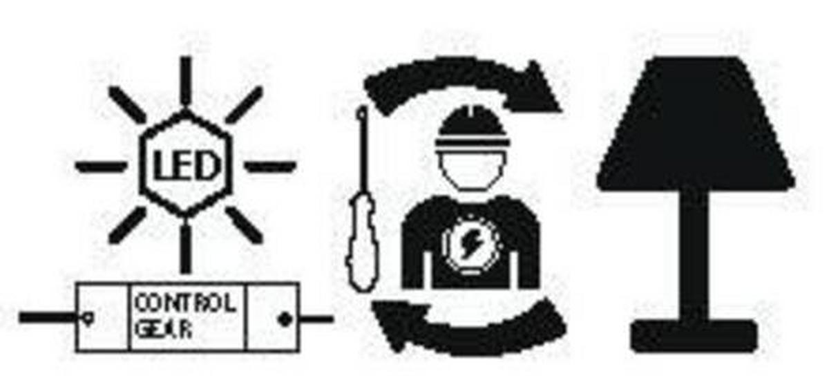 LAMPA SUFITOWA LED 900055* TURCONA-Z - biały, Design, tworzywo sztuczne/metal (45/6cm) - Eglo