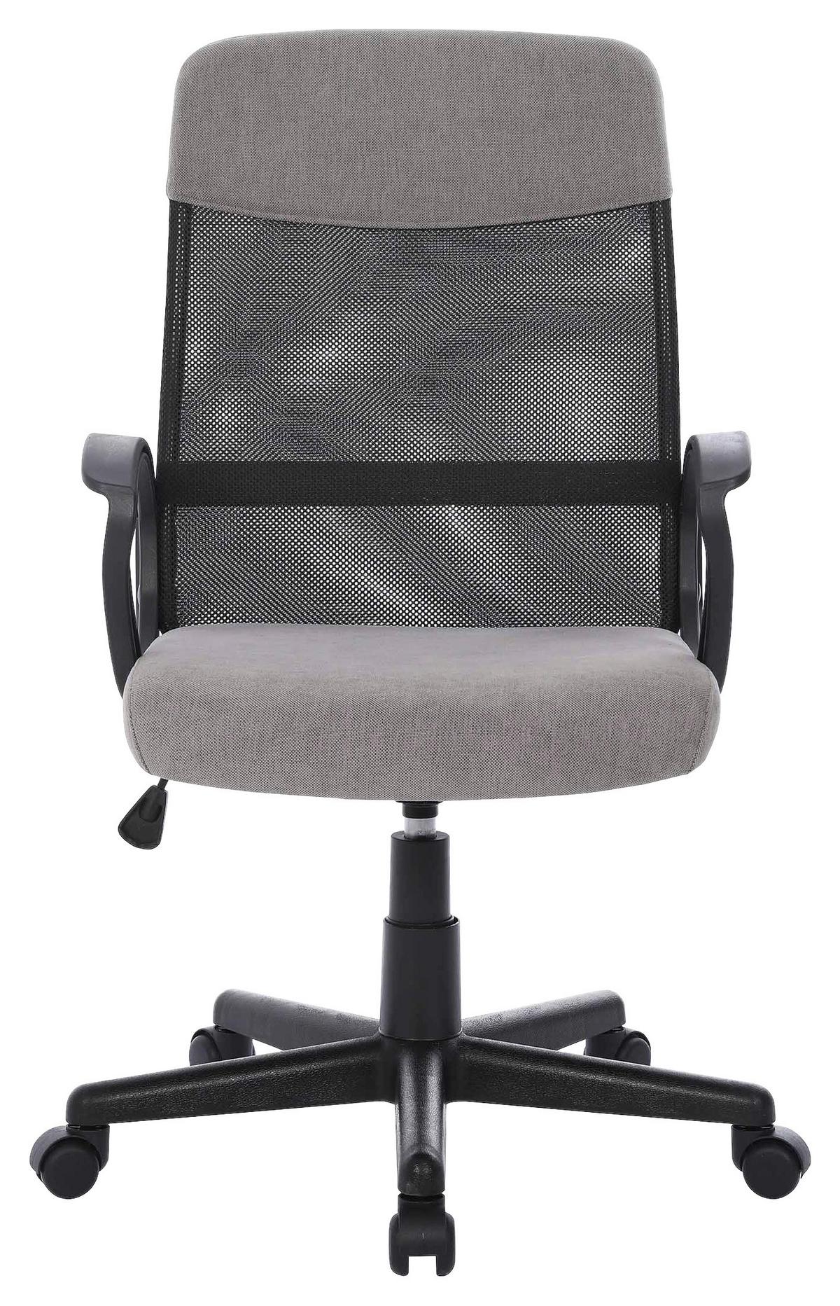 Uredska Stolica Lucas - siva/crna, Moderno, drvo/metal (58/94-104/62cm) - Based