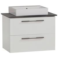 Umivalniška Enota Z Umivalnikom Maxim, Bela - siva/bela, Moderno, kovina/leseni material (66cm) - Stylife