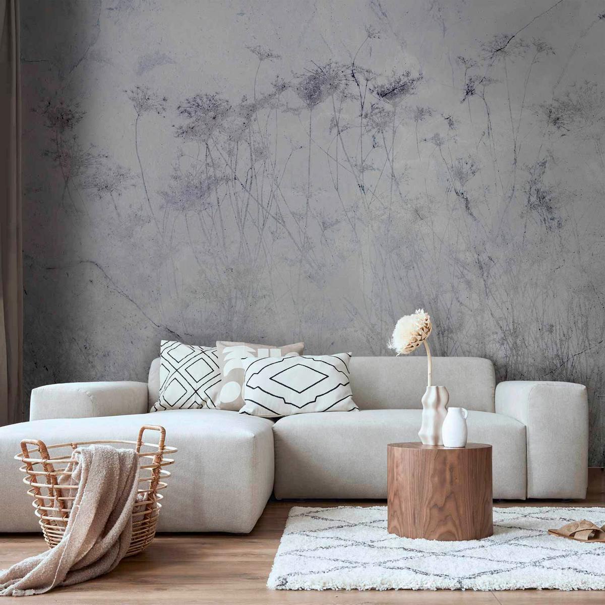 Fototapeta Indian Summer, 400x280cm - modra/siva, Trendi, tekstil (400/280cm) - artgeist