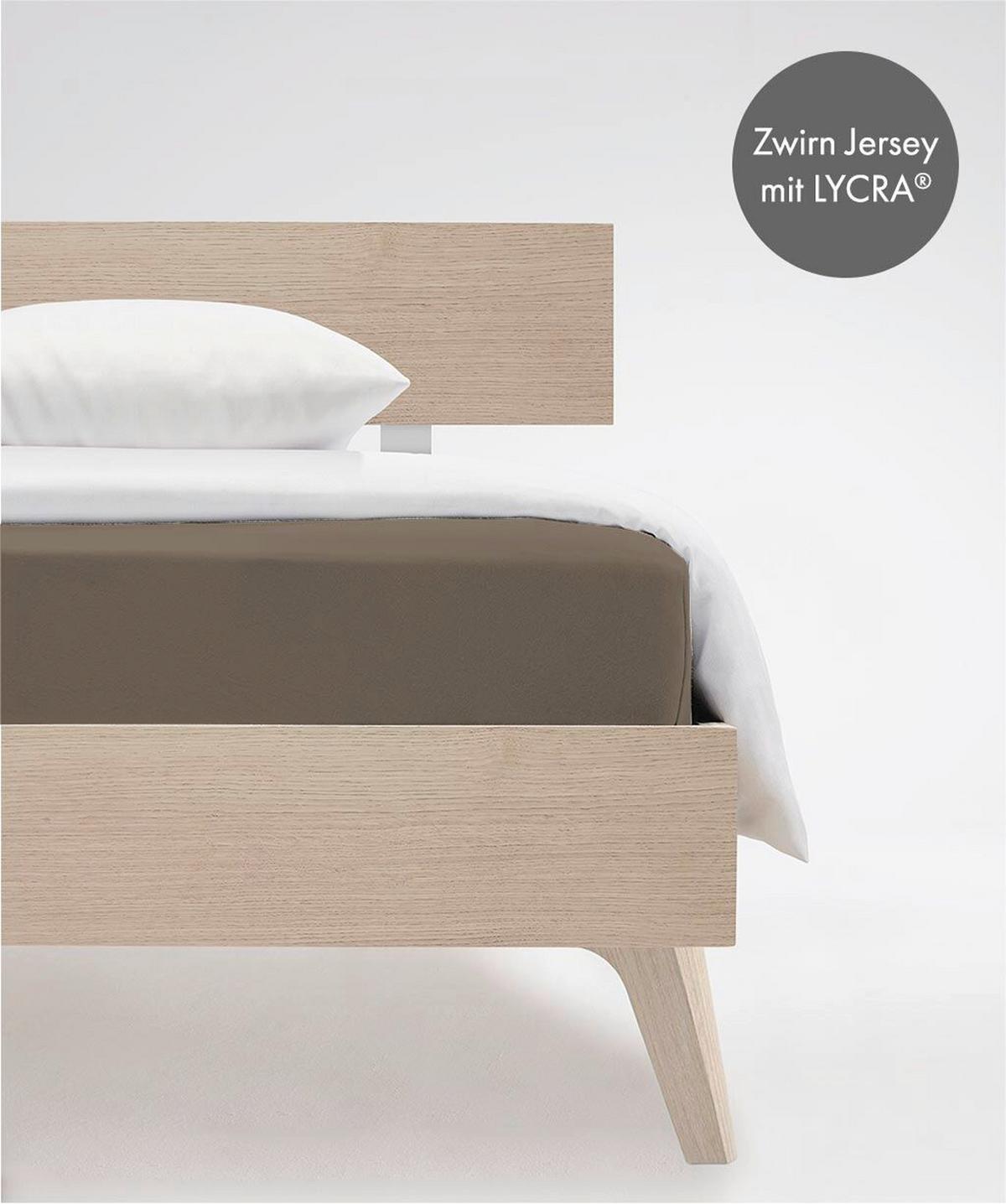 Fixleintuch Q 4000 26 - Mokka, Basics, Textil (180-200/200-210cm) - Fleuresse