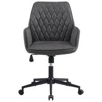 Vrtljivi Stol Knox, Antracit - črna/antracit, Konvencionalno, kovina/tekstil (57/87/52cm) - MID.YOU