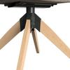 STOL MED ARMSTÖD NEELIA - greige/naturfärgad, Modern, metall/trä (59,5/93/69cm) - Bessagi Home
