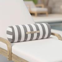 Nackenkissen Lea Grau/Weiß - MODERN (50/20/20cm) - Bessagi Garden