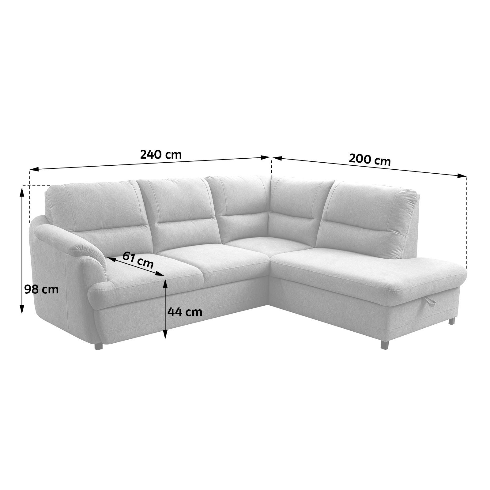Coltar GUSTO - grej/ecru, Basics, textil (240/200cm) - Modern Living