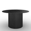 Couchtisch Zelia Schwarz MDF - Schwarz, MODERN, Glas/Holz (80/80/45cm) - Bessagi Home