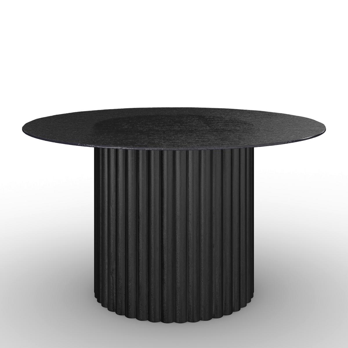 Couchtisch Zelia Schwarz MDF - Schwarz, MODERN, Glas/Holz (80/45cm) - Bessagi Home
