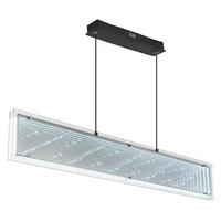 Led Viseća Svjetiljka Mirrora - prozirno/boje kroma, Design, staklo/metal (113/8/120cm) - Globo