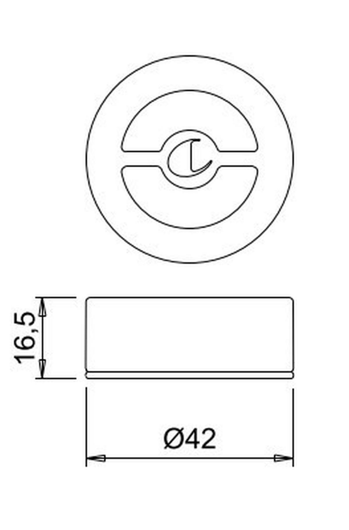 Fernbedienung 104064, schwarz - Grau, MODERN, Metall (42cm) - HKT